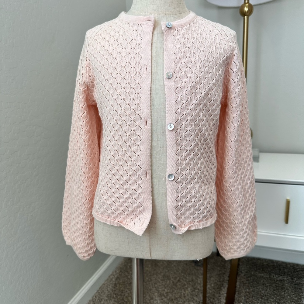 Louis Louise Pink Knit Sweater